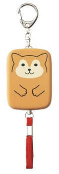 LIHITLAB--防犯ブザー＜SMART-FIT-PuniLabo＞-どうぶつコレクション-A-7718-2-シバイヌ | 1 | ブング・ステーション