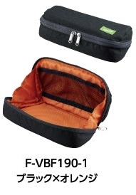 コクヨ-ペンケース＜シェルブロ＞-F-VBF190-1-ブラック×オレンジ | 1 | ブング・ステーション