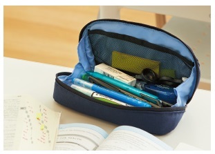 コクヨ-ペンケース＜シェルブロ＞-F-VBF190-2-ネイビー×ブルー | 3 | ブング・ステーション