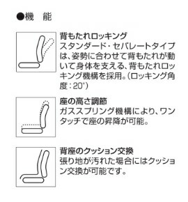 コクヨ-オフィスチェアー-レグノ2-スタンダードタイプ-ローバック-サークル肘-布張地-CR-G211F4HSN69-色：モデレートブルー | 6 | ブング・ステーション